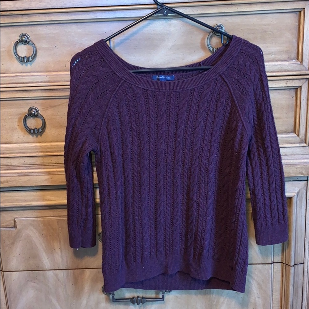 Purple sweater